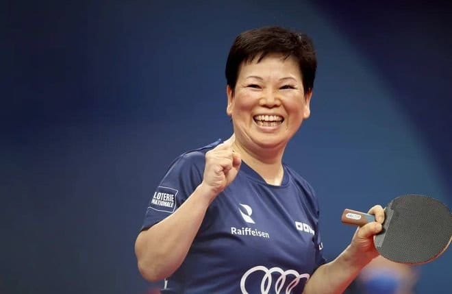 【报道】倪夏莲阿姨，打球快乐！